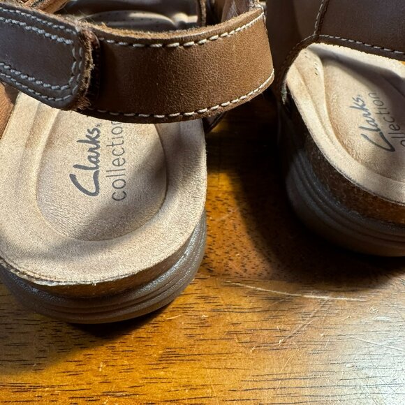 Clarks Collection April Cove Sandal in Bronze Metalic - Picture 7 of 12